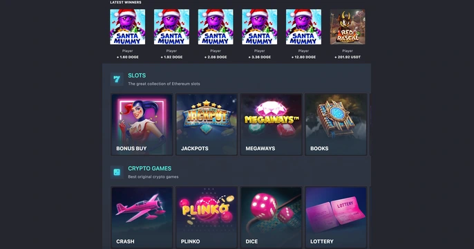 ETH Casino Bonus